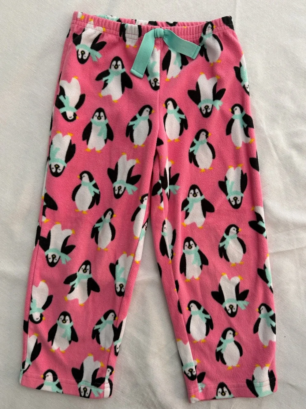 Carter's 4T Girls Winter Penguin Fleece Pajama Set
